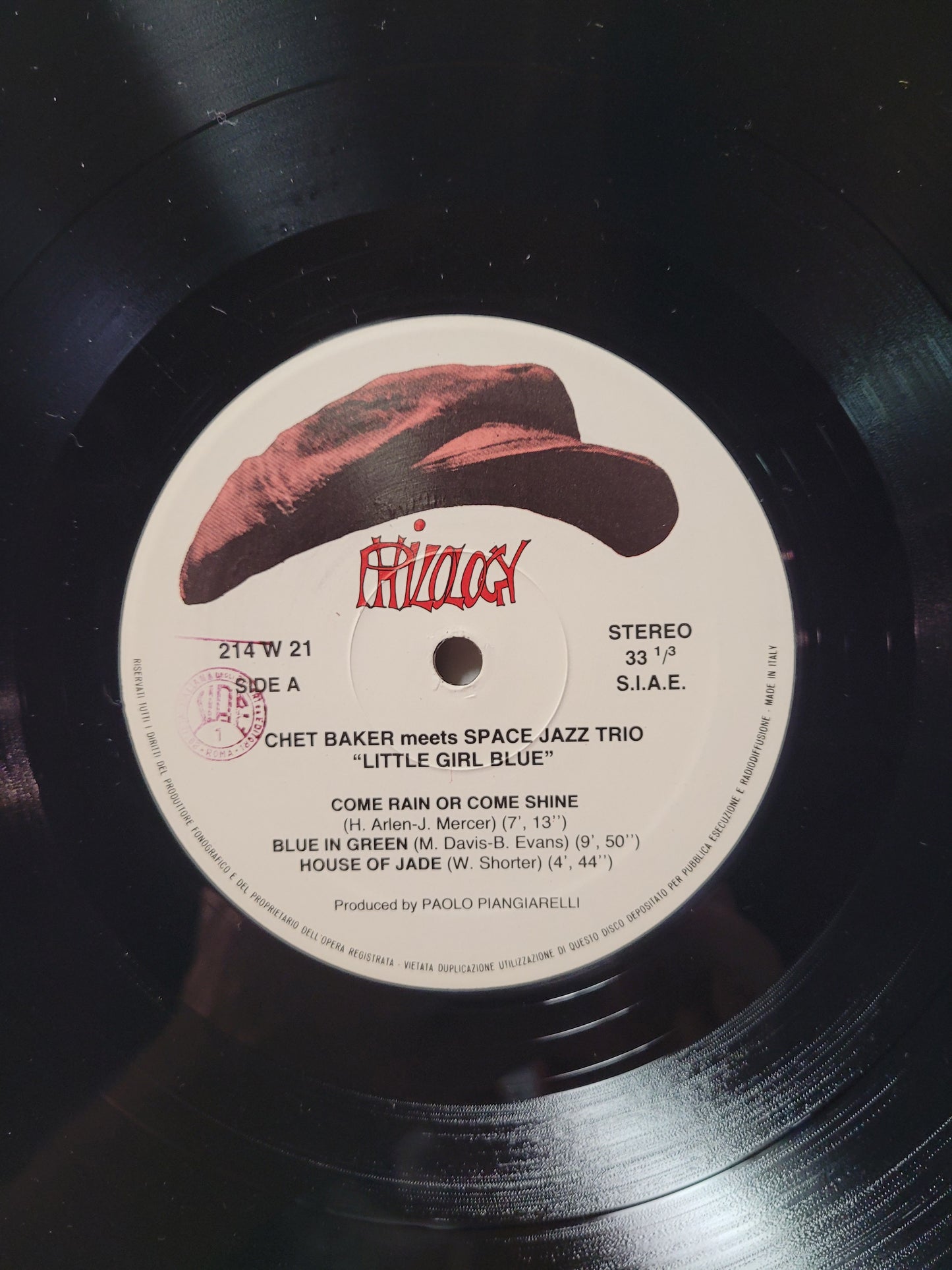 Chet Baker Meets Space Jazz Trio – Little Girl Blue (1988 Italian Pressing on Philology)