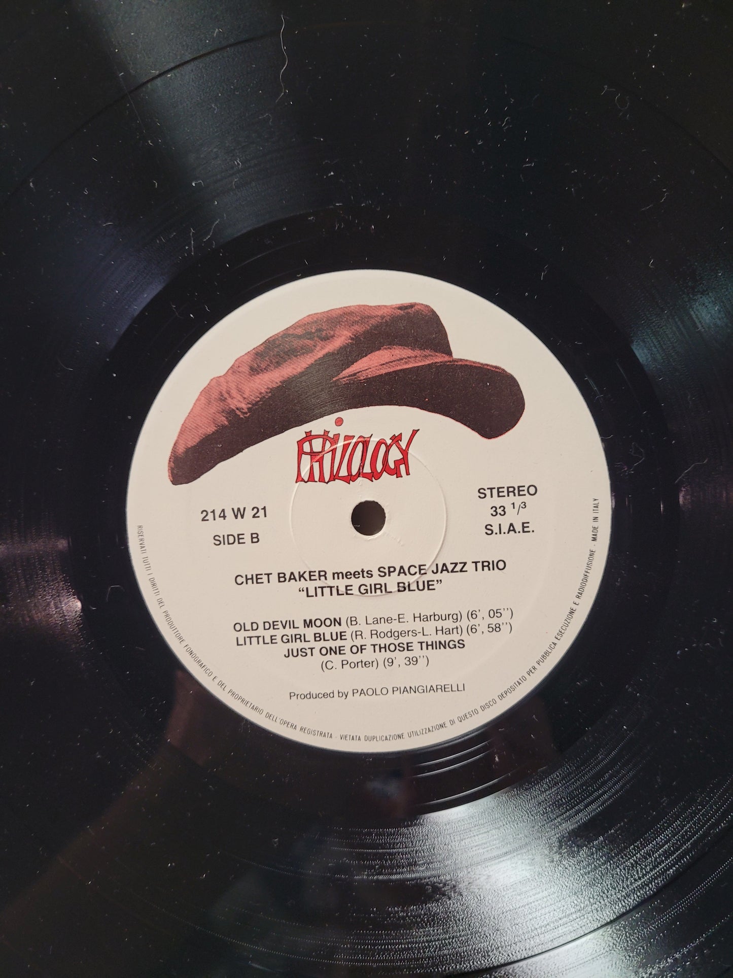 Chet Baker Meets Space Jazz Trio – Little Girl Blue (1988 Italian Pressing on Philology)