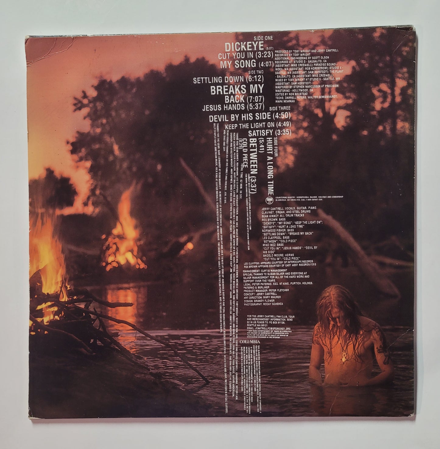 Jerry Cantrell – Boggy Depot (Original Double LP Pressing with Lyric Inner Sleeves)