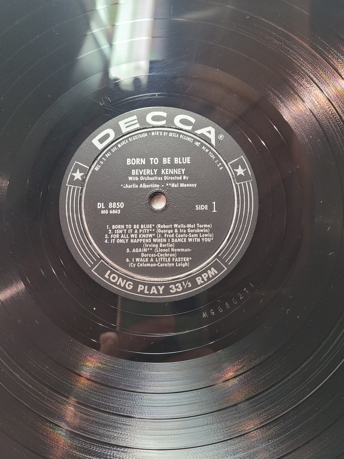 Beverly Kenney – Born to Be Blue (Original Decca Pressing)