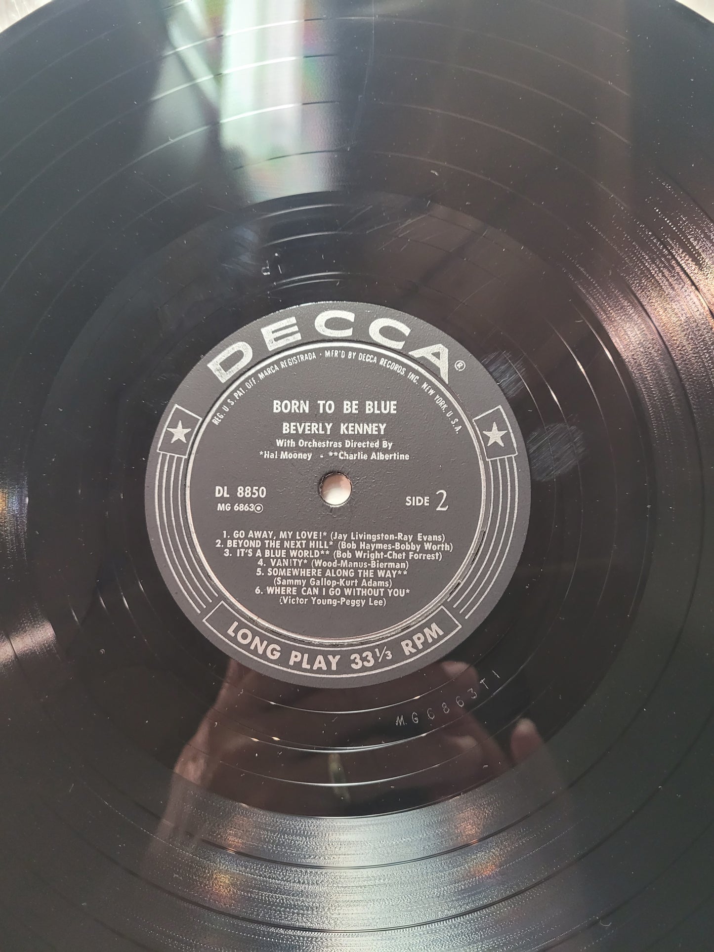 Beverly Kenney – Born to Be Blue (Original Decca Pressing)