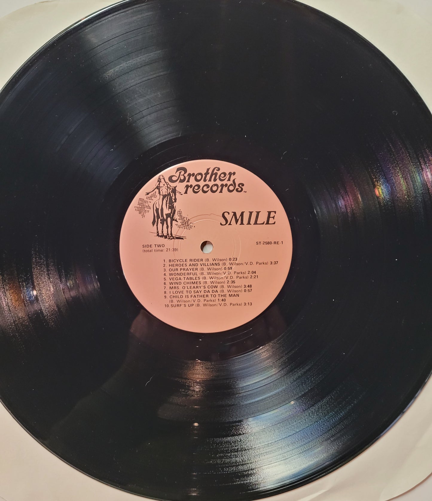 Beach Boys : Smile Second Edition Original 1985 Pressing