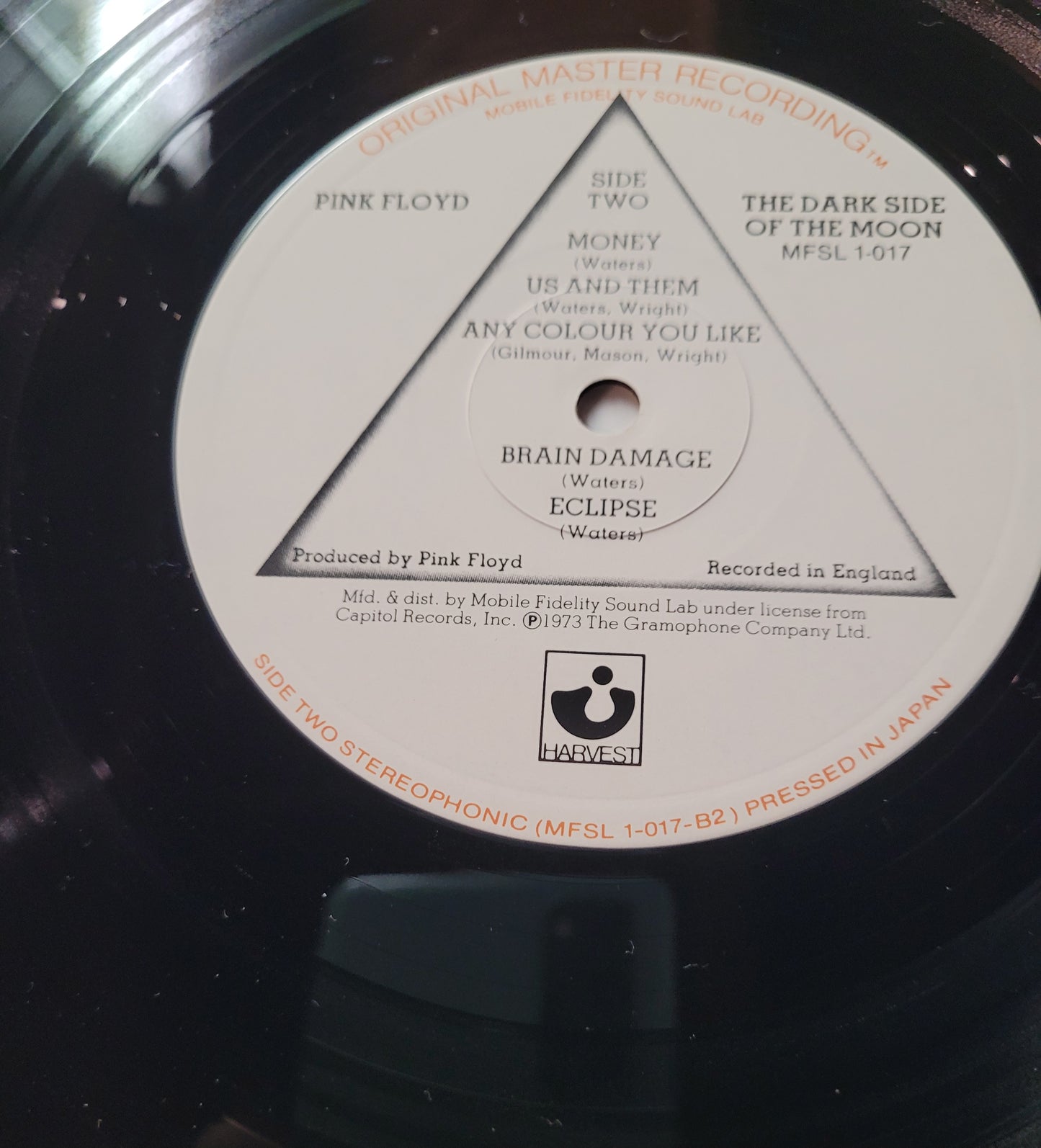 Pink Floyd – The Dark Side Of The Moon (Mobile Fidelity Sound Lab Pressing MFSL 1-017)