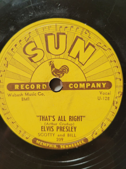 Elvis Presley – That's All Right / Blue Moon of Kentucky (Original 1954 SUN 209 78 RPM)