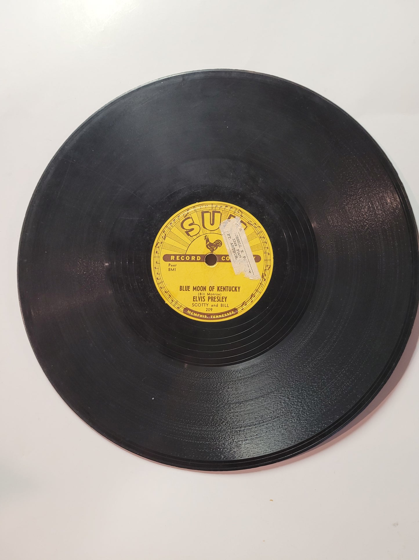 Elvis Presley – That's All Right / Blue Moon of Kentucky (Original 1954 SUN 209 78 RPM)