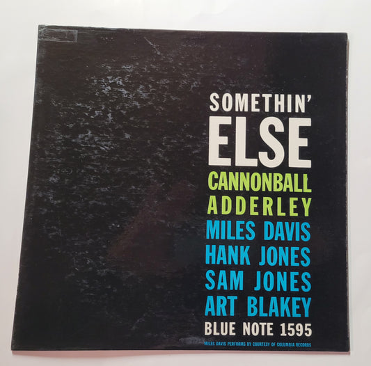 Cannonball Adderley – Somethin’ Else (Blue Note 1595, 1959 Deep Groove Mono Repress)