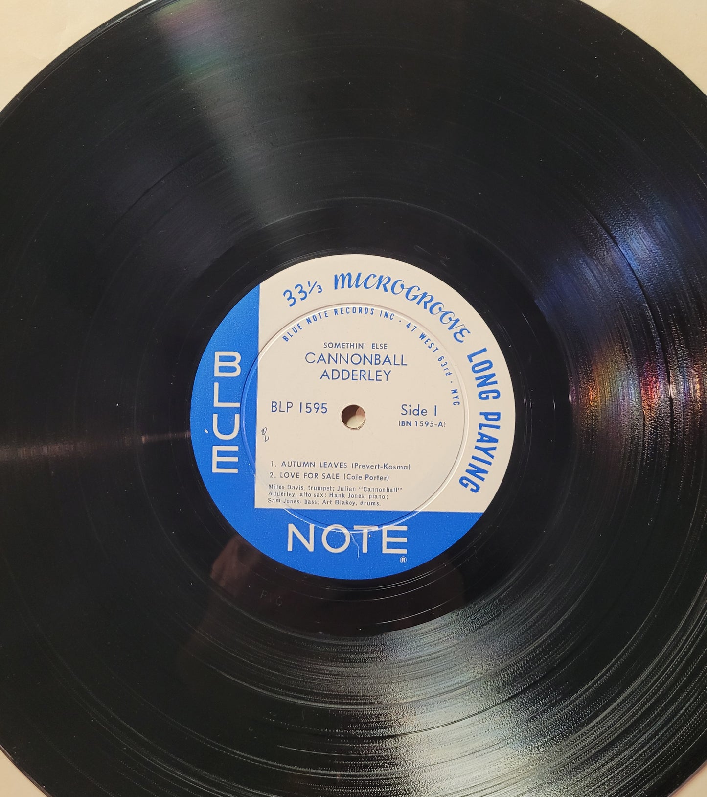Cannonball Adderley – Somethin’ Else (Blue Note 1595, 1959 Deep Groove Mono Repress)