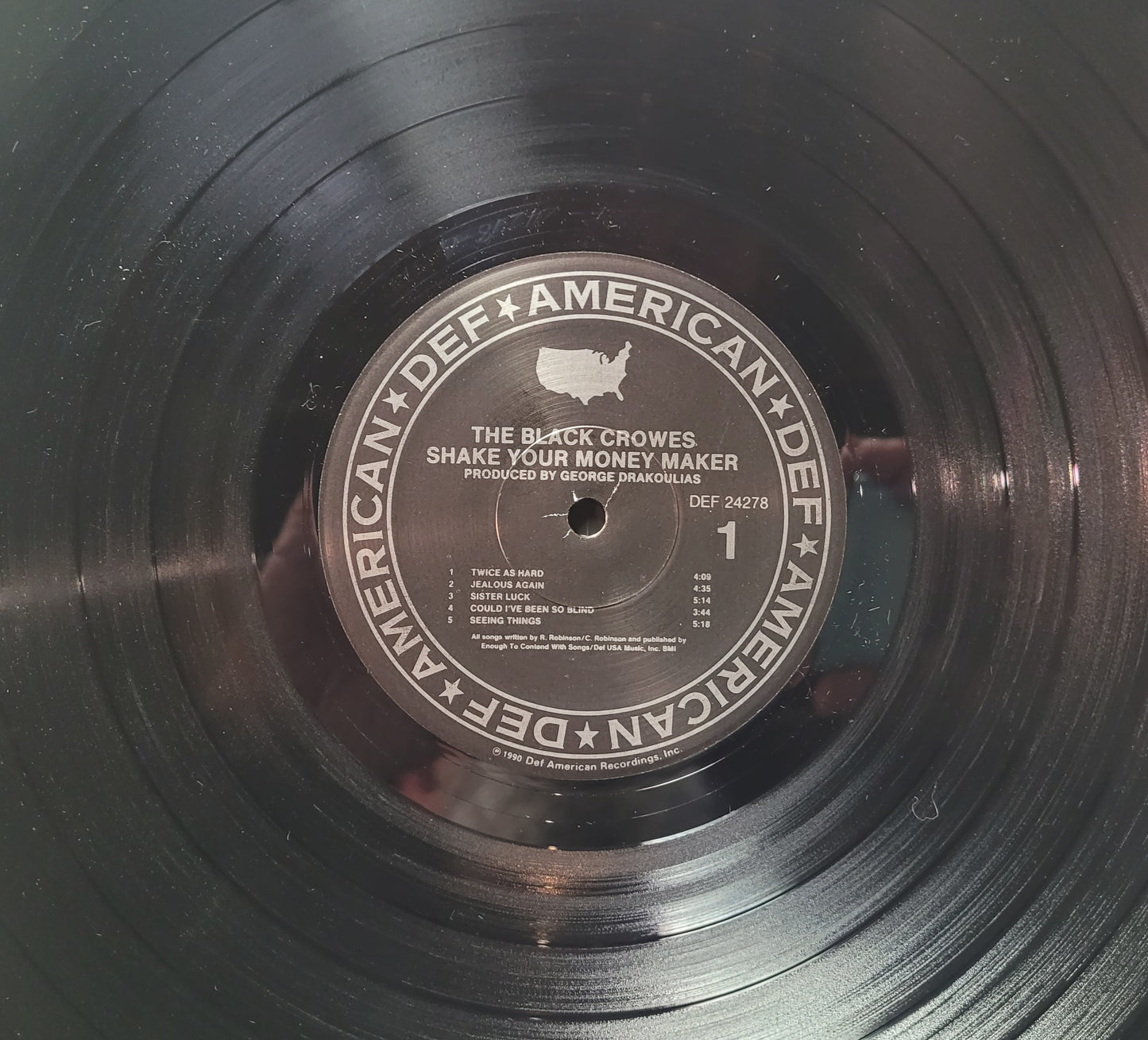 The Black Crowes – Shake Your Money Maker (Fully Signed Original LP)