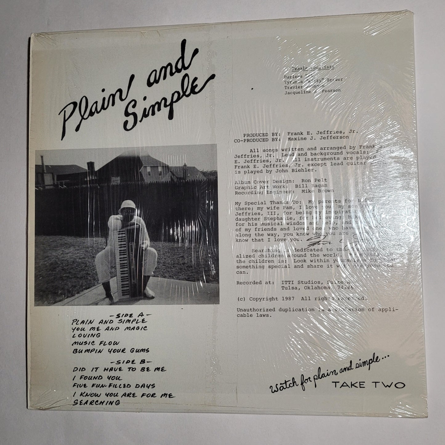 Frank E. Jeffries Jr. – Plain and Simple LP