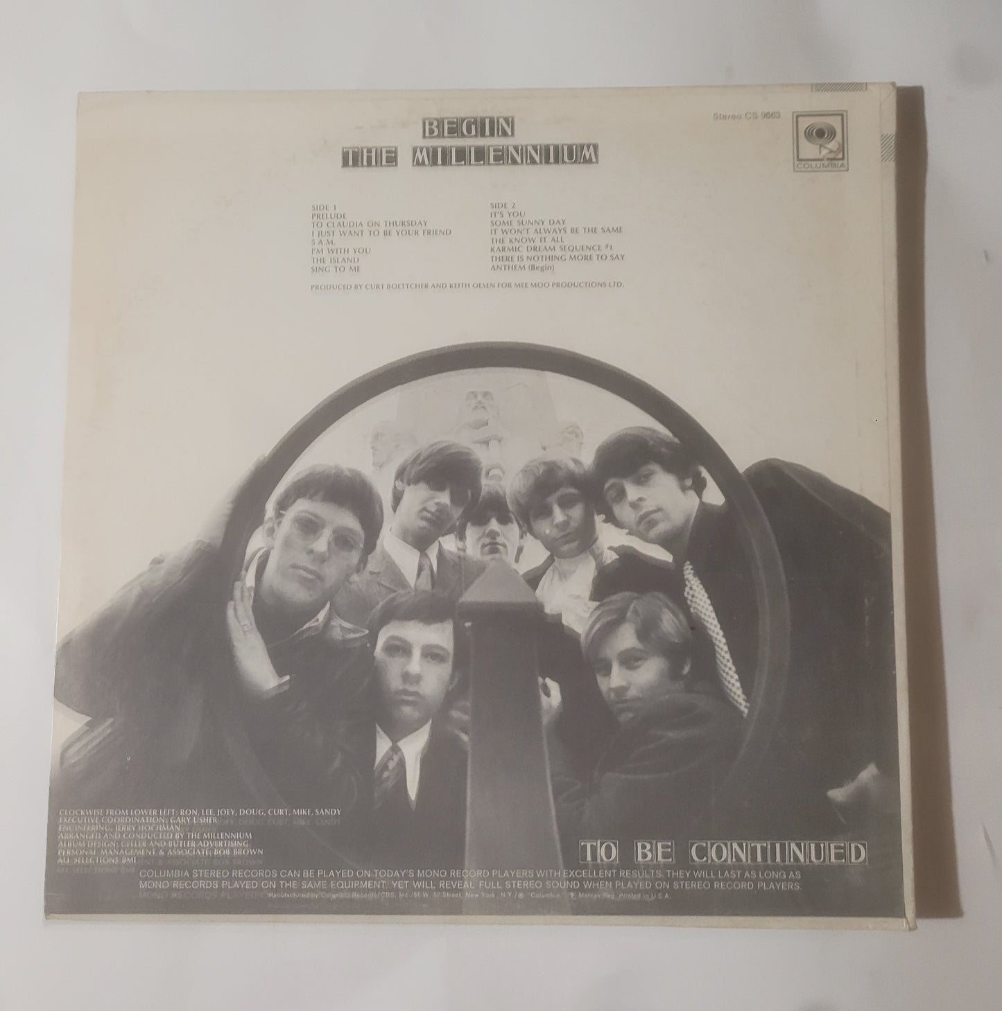 The Millennium : Begin  Original Terre Haute 360 Sound Pressing