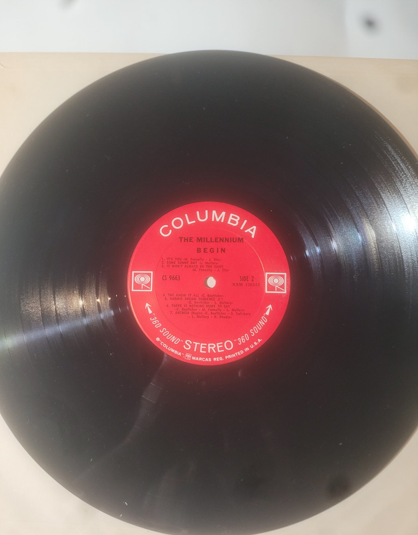 The Millennium : Begin  Original Terre Haute 360 Sound Pressing