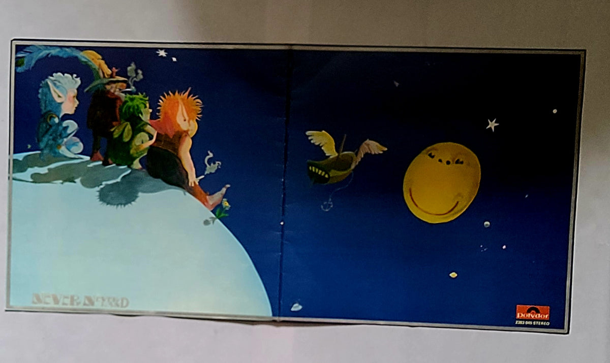 The Pink Fairies – Never Never Land LP – Original UK Pressing – Complete With Poster Sleeve & Printed Poly Sleeves