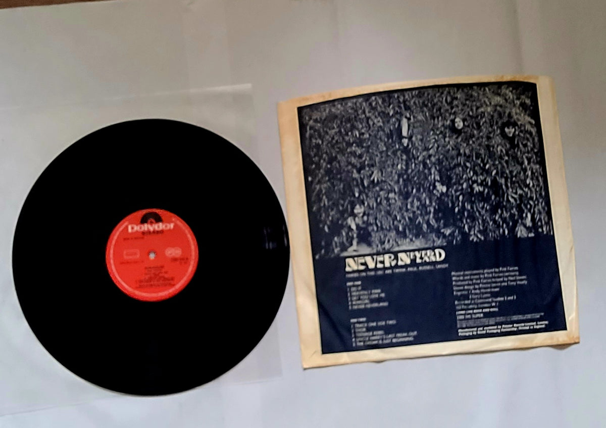 The Pink Fairies – Never Never Land LP – Original UK Pressing – Complete With Poster Sleeve & Printed Poly Sleeves