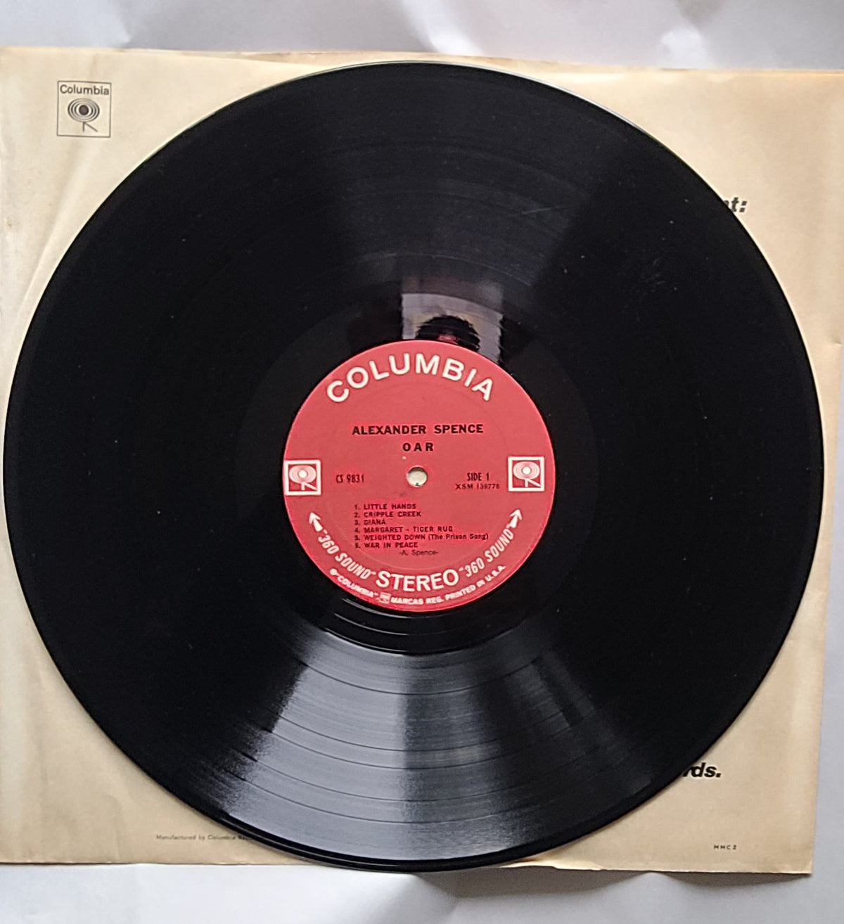 Alexander "Skip" Spence : Oar Original 1968 Pressing