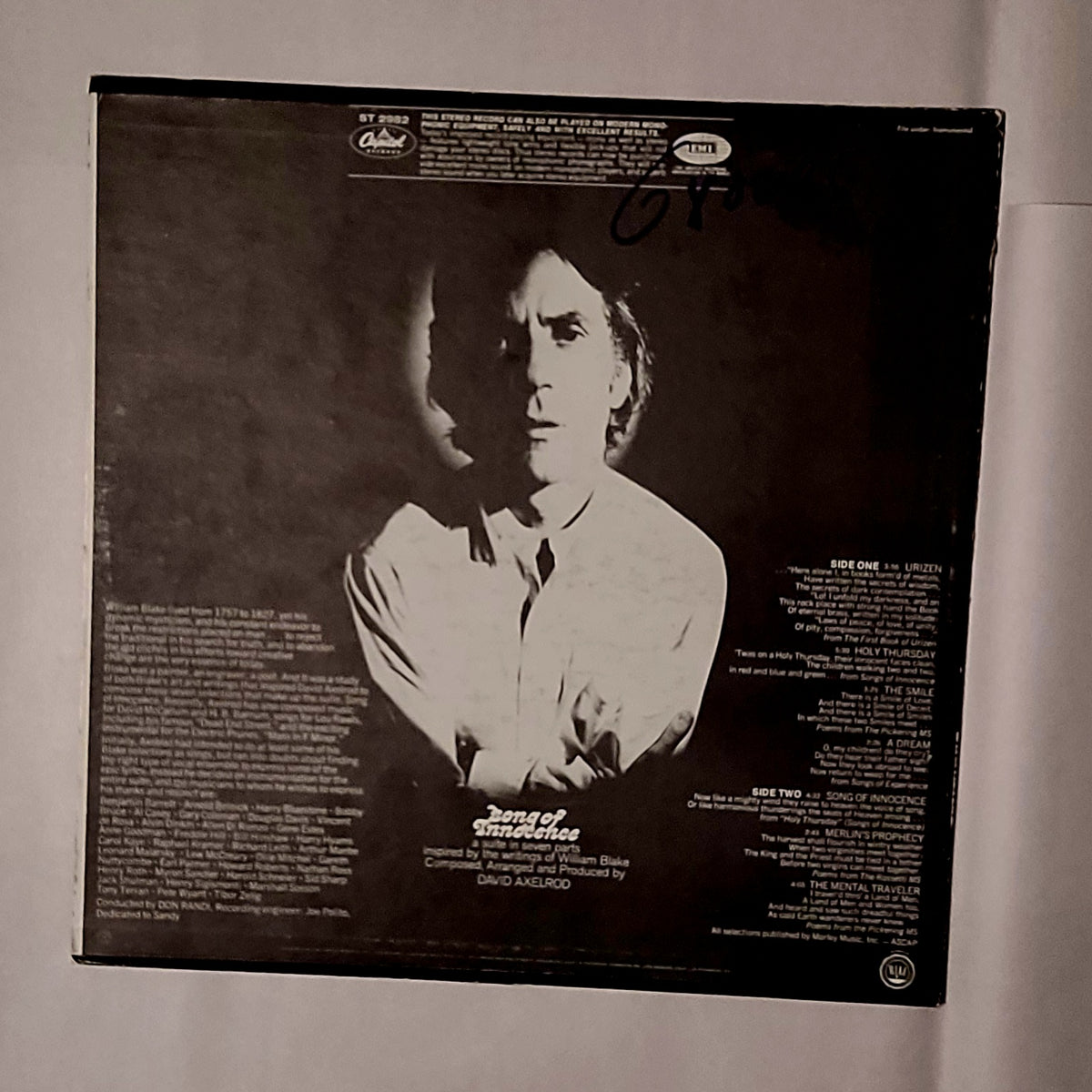 David Axelrod – Song of Innocence LP | Original Stereo Pressing | ST 2982