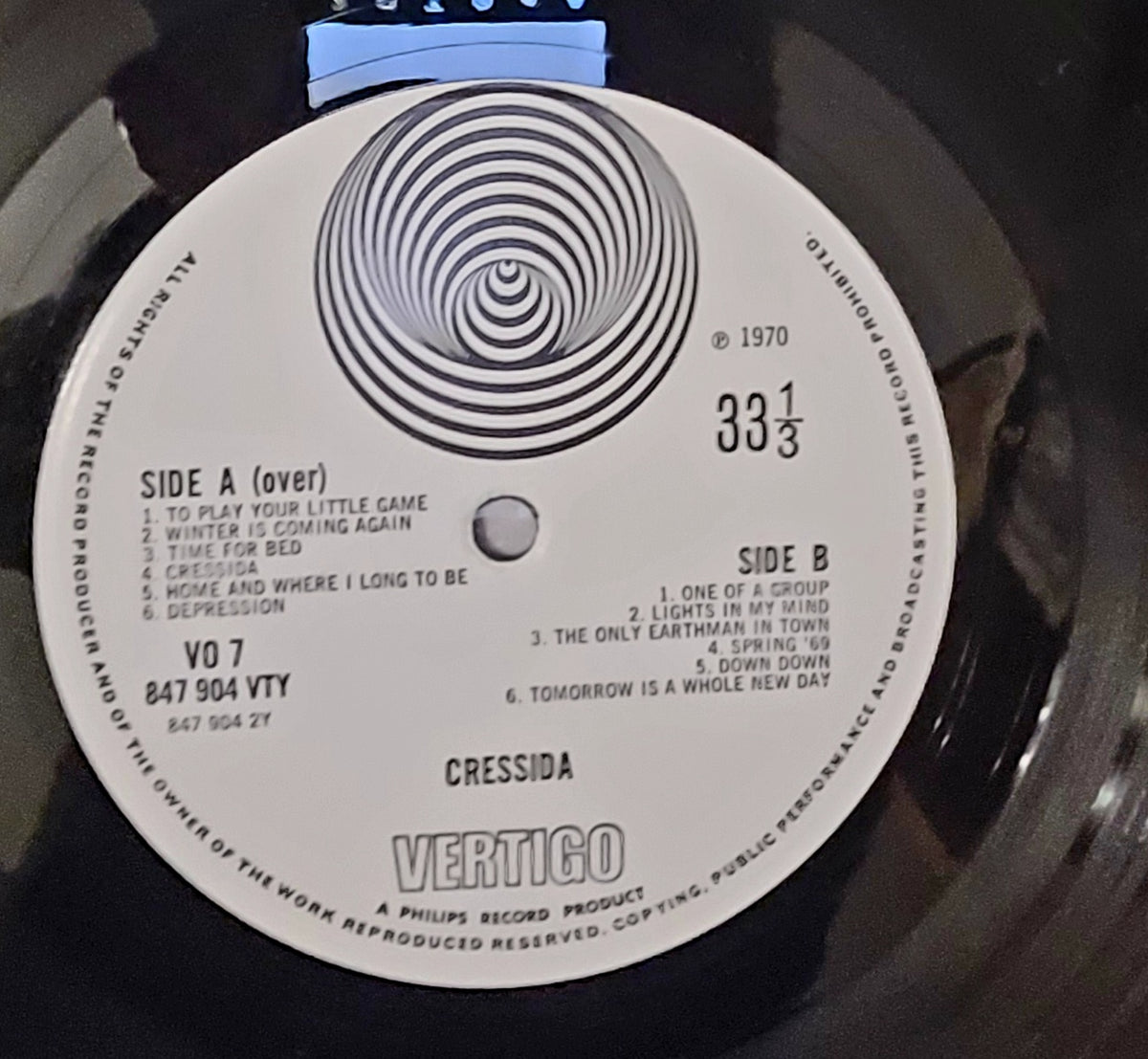 Cressida – Cressida (1970 Original UK Vertigo Swirl Pressing)