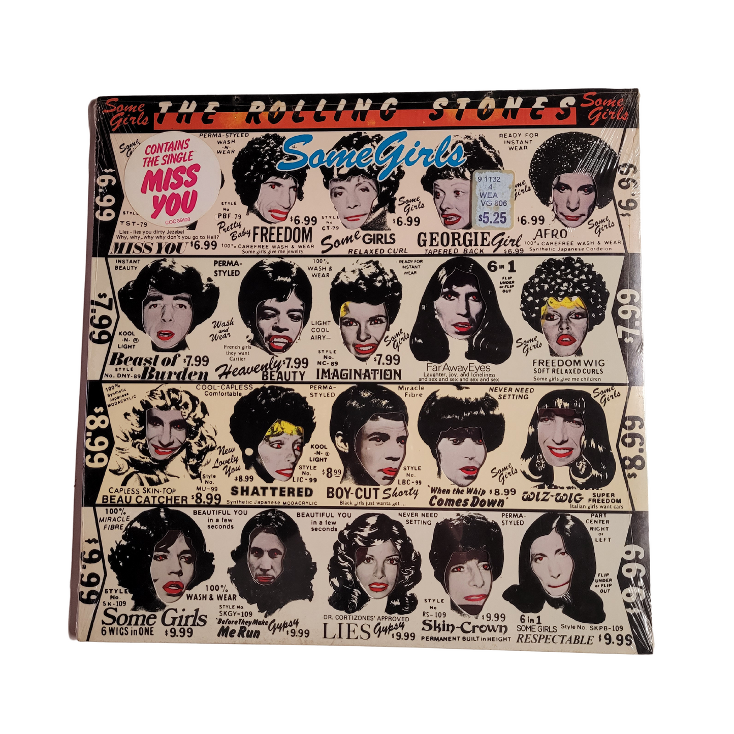 The Rolling Stones Some Girls Sealed Original Frist Pressing withHype Sticker