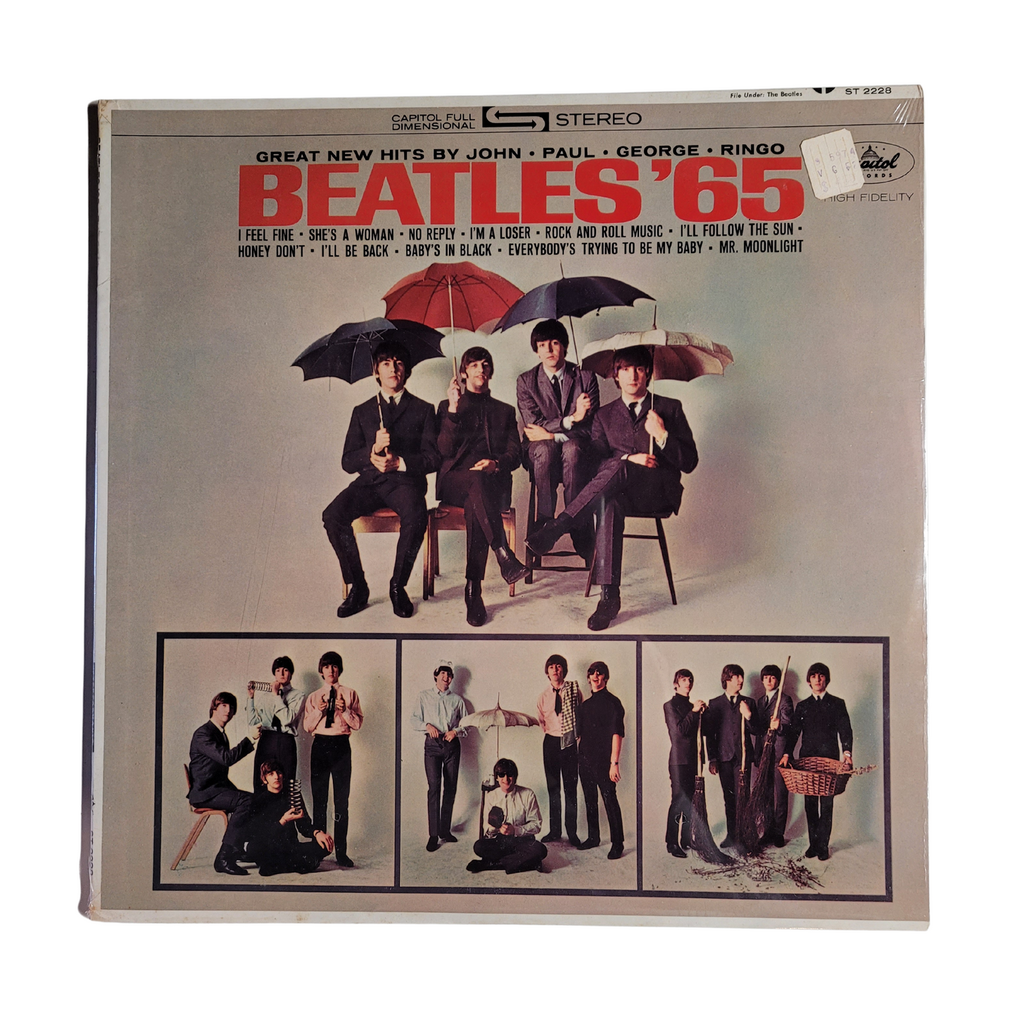 Beatles – The Beatles '65 (Sealed 1971 Apple Label Los Angeles Pressing)