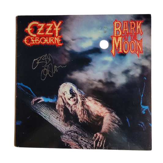 Ozzy Osbourne – Bark at the Moon (Signed Original US Pressing with Lyric Inner Sleeve)