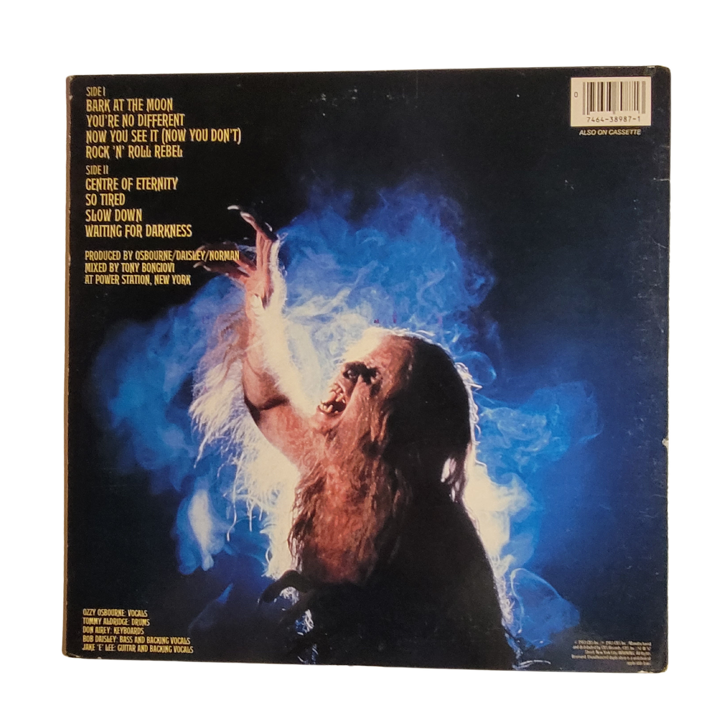 Ozzy Osbourne – Bark at the Moon (Signed Original US Pressing with Lyric Inner Sleeve)