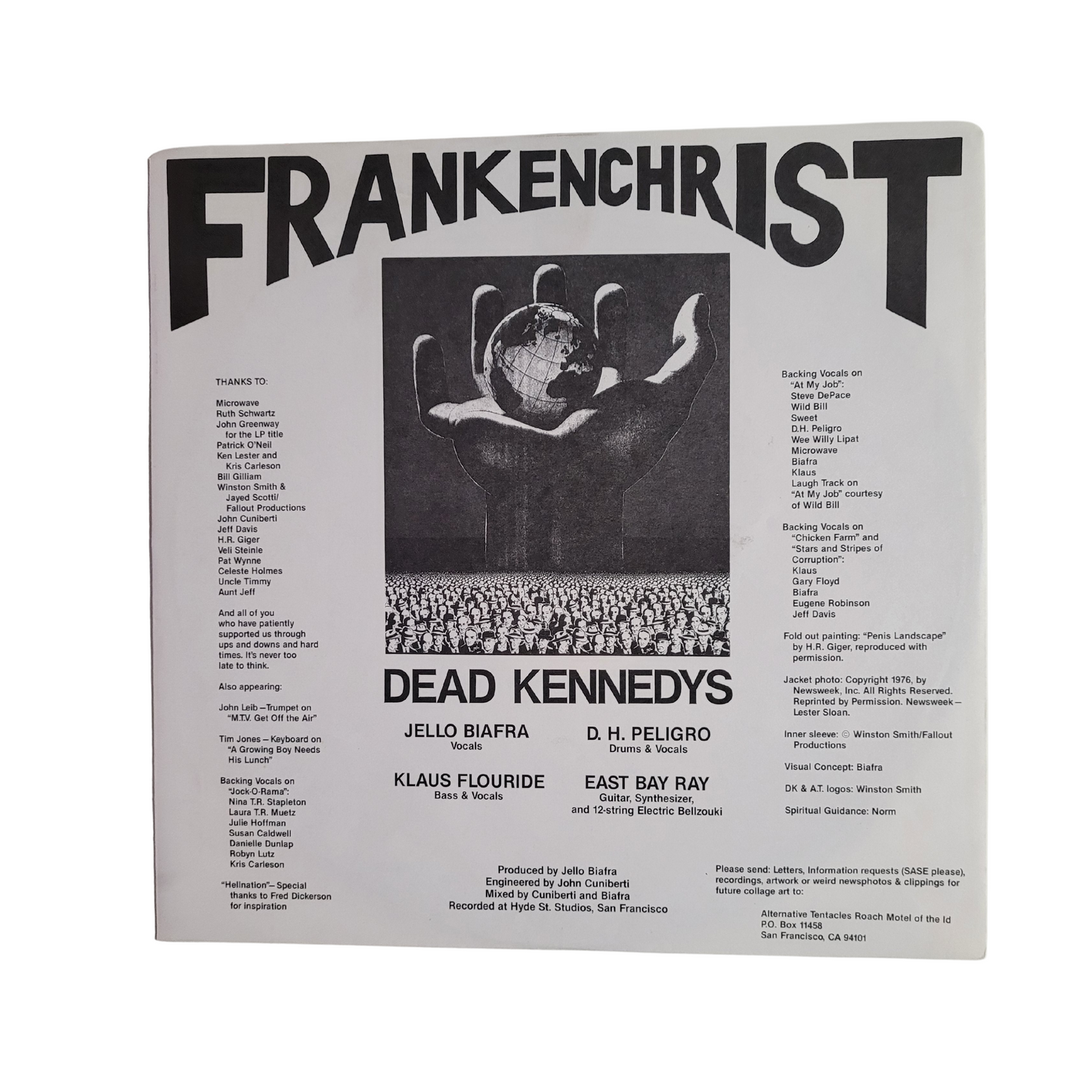 Dead Kennedys : Frankenchrist Complete With Banned Poster