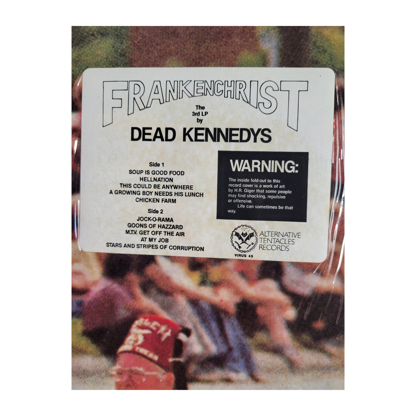 Dead Kennedys : Frankenchrist Complete With Banned Poster