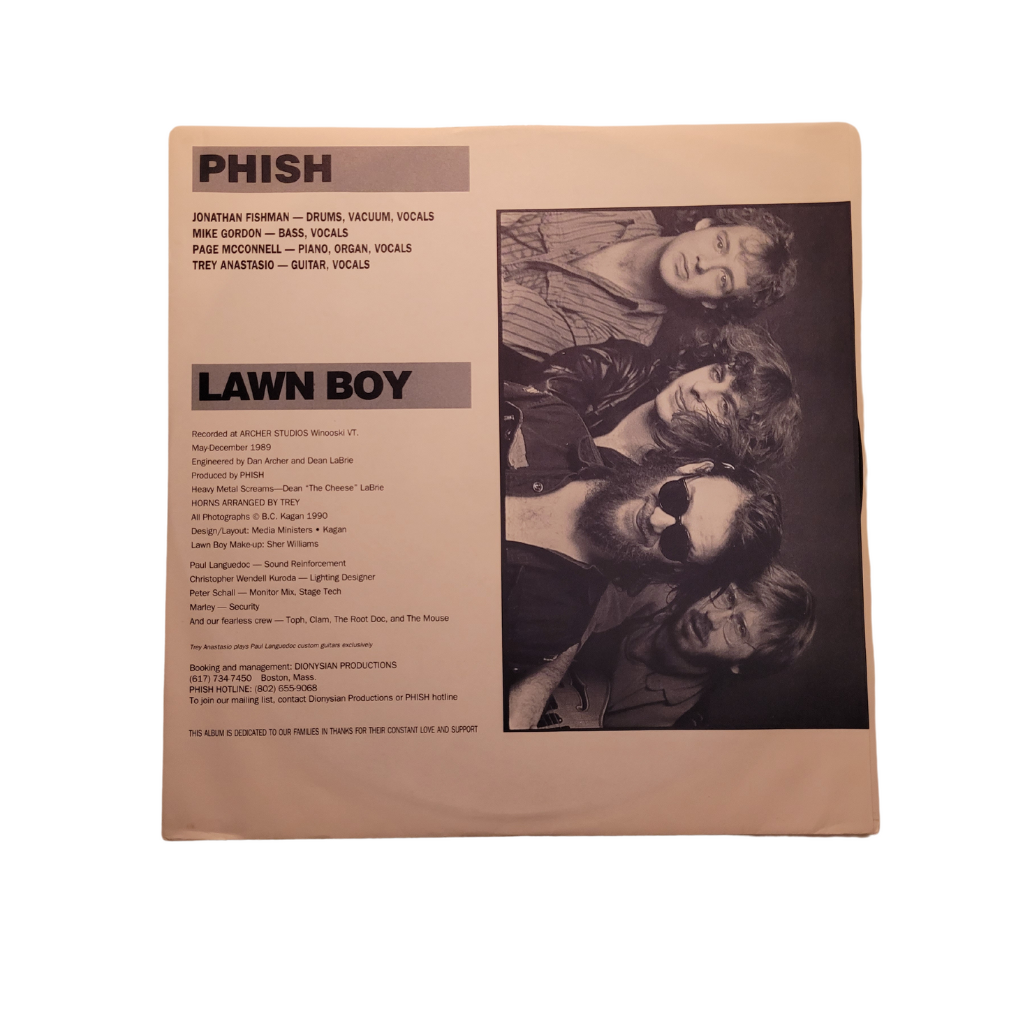 Phish - Lawn Boy (Original Pressing on A Go Go Records)