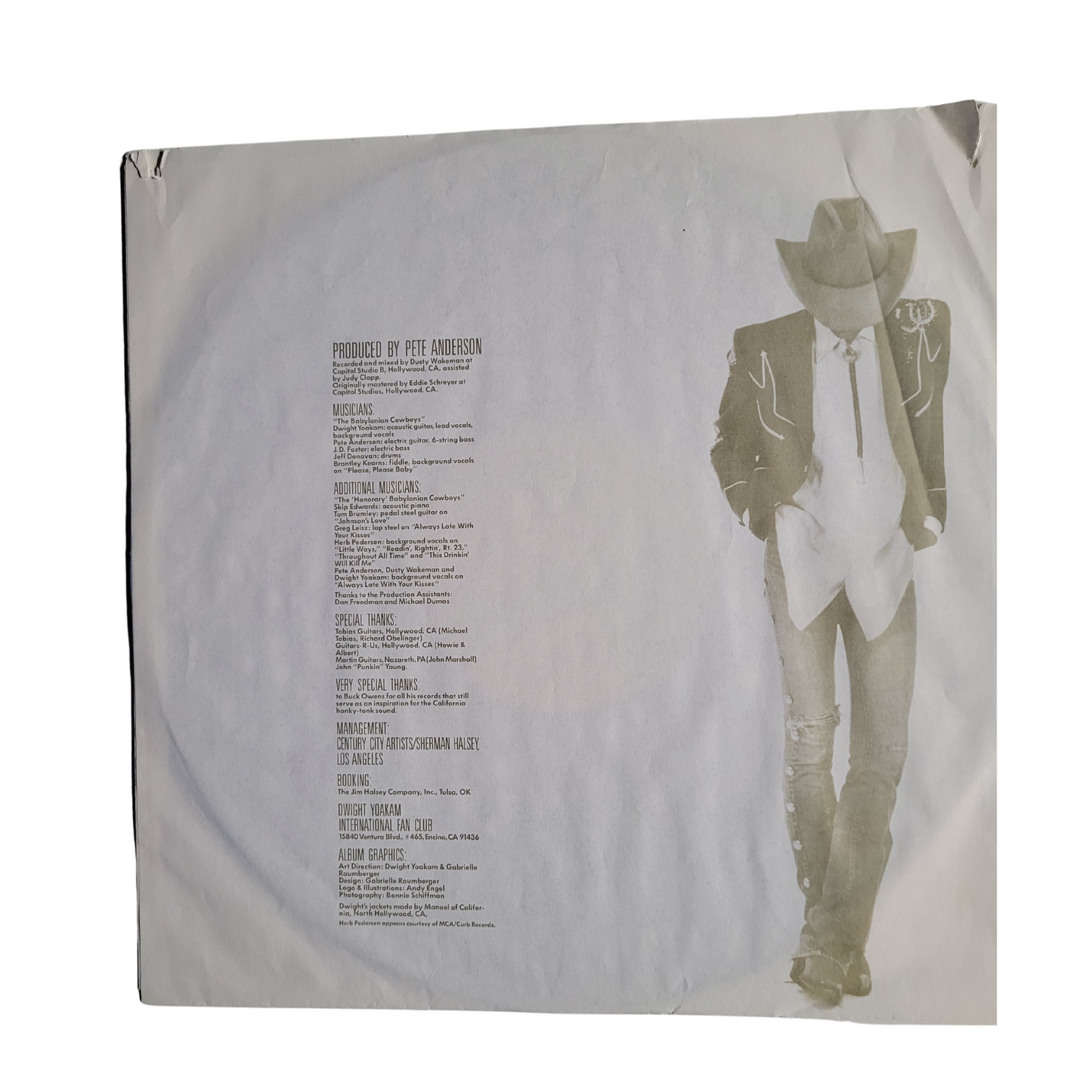 Dwight Yoakam – Hillbilly Deluxe (Signed by Dwight Yoakam)