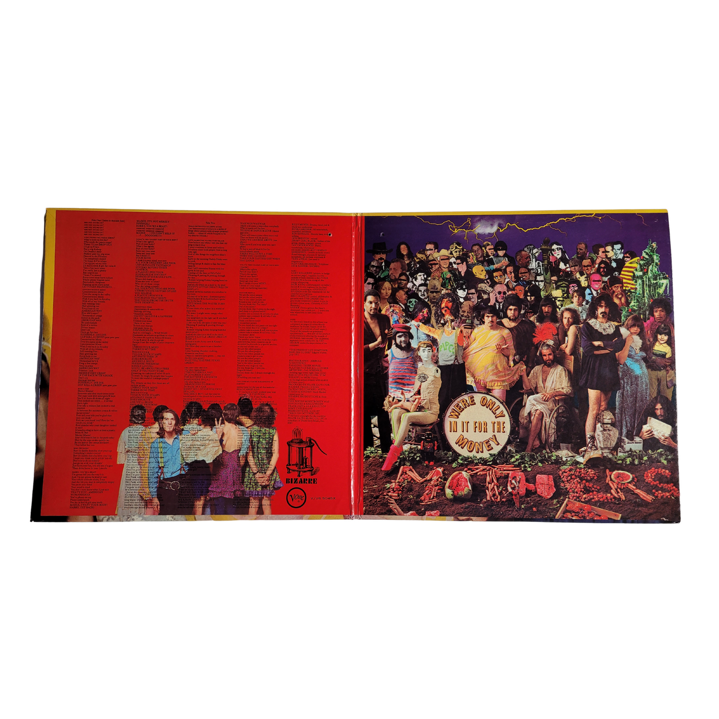 The Mothers of Invention – We’re Only In It For The Money (First Pressing Stereo with Cut-Out Insert)