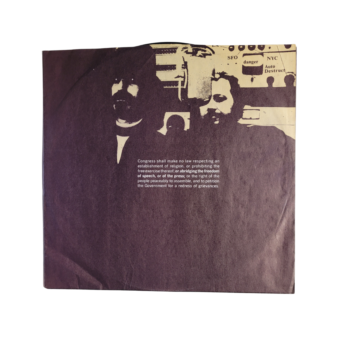 The Mothers of Invention – We’re Only In It For The Money (First Pressing Stereo with Cut-Out Insert)