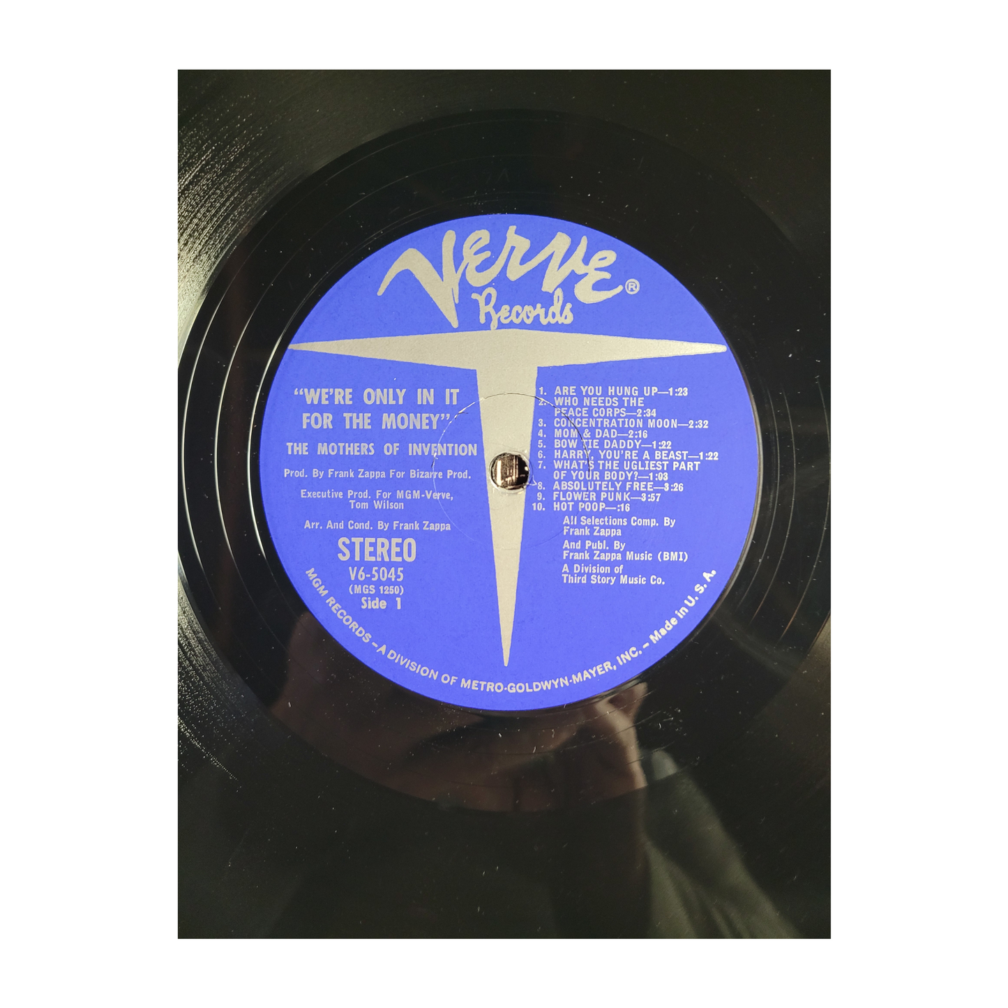 The Mothers of Invention – We’re Only In It For The Money (First Pressing Stereo with Cut-Out Insert)